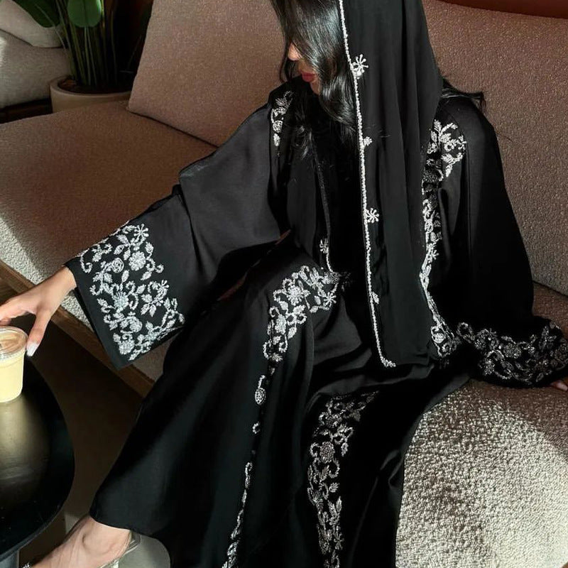 Chic Muslim Long Sleeve Dress – Graceful Everyday Elegance