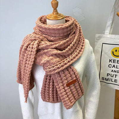Thick Woolen Scarf – Simple Warm Winter Wrap