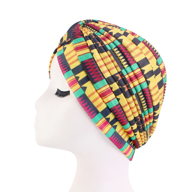 Cross-Front Hijab Turban Hat – Chic Modest Wrap