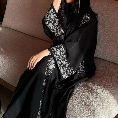 Chic Muslim Long Sleeve Dress – Graceful Everyday Elegance