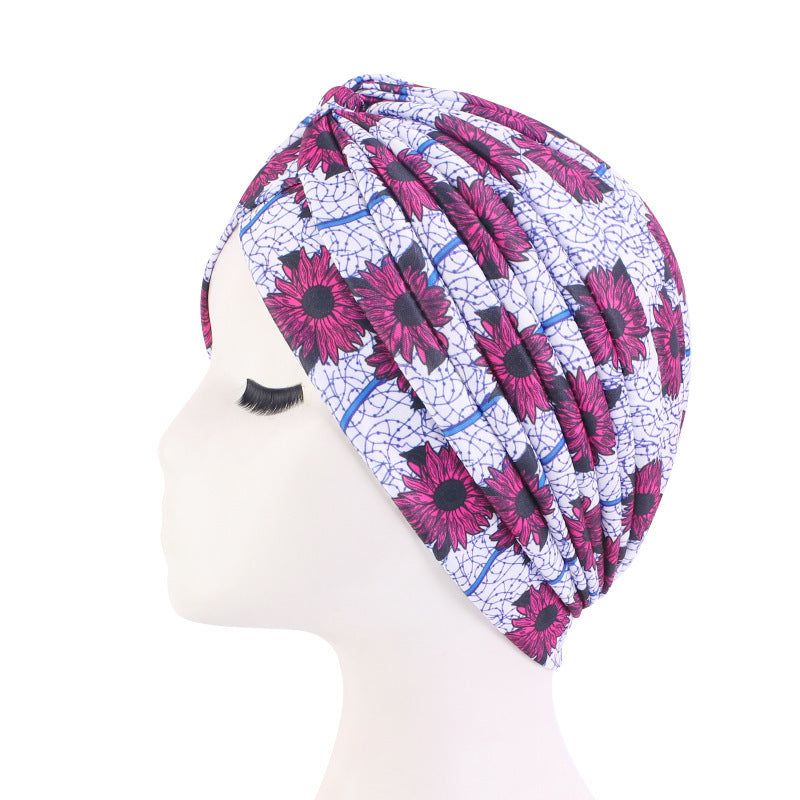 Cross-Front Hijab Turban Hat – Chic Modest Wrap