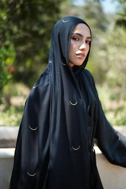 Elegant Satin Printed Hijab Shawl – Chic and Modest