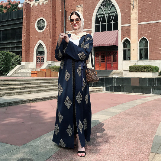 Strappy Vintage Embroidered Cardigan/Coat – Chic & Covered