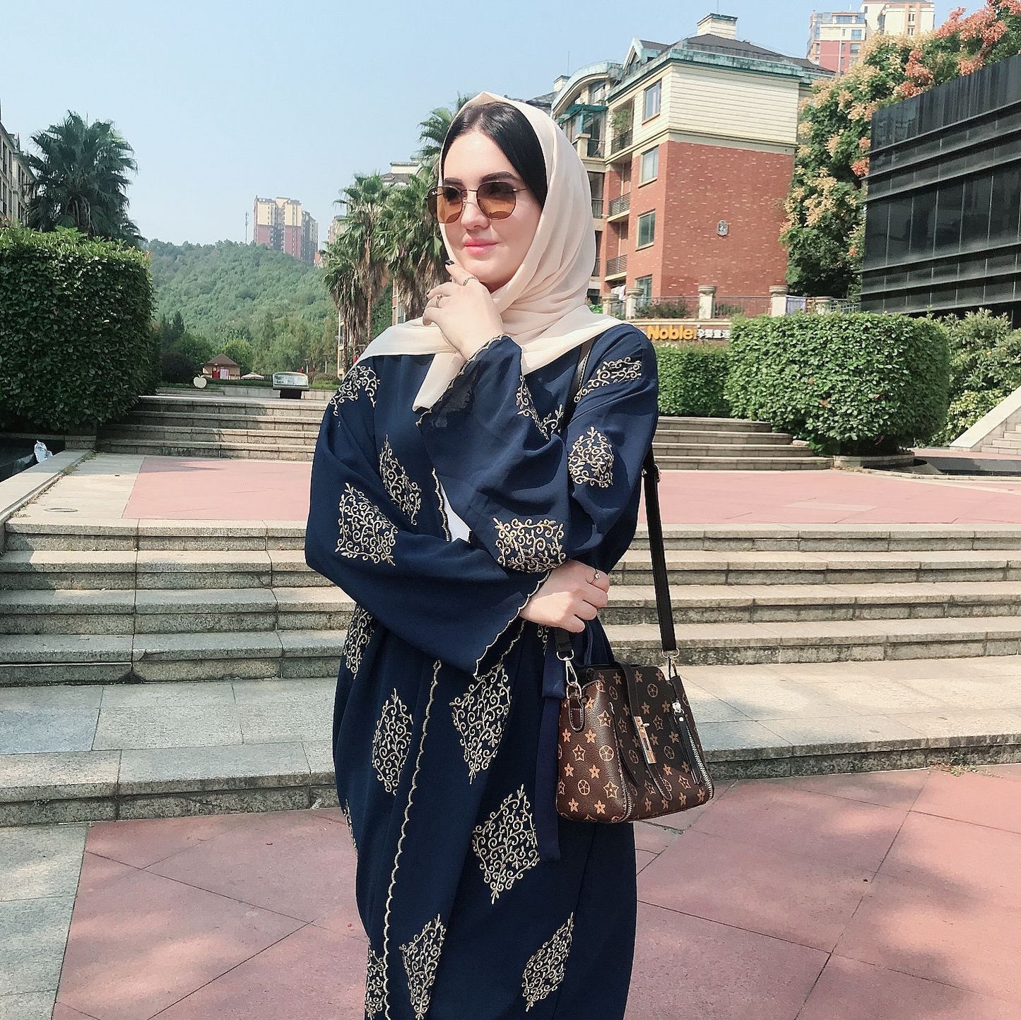 Strappy Vintage Embroidered Cardigan/Coat – Chic & Covered