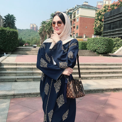 Strappy Vintage Embroidered Cardigan/Coat – Chic & Covered