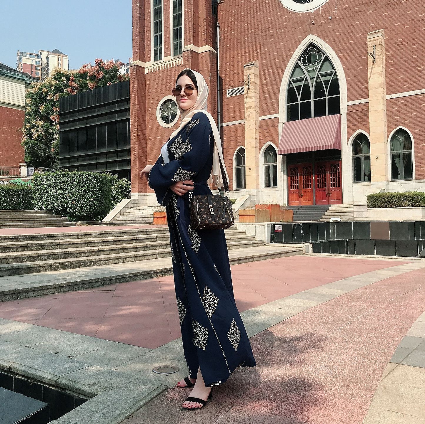 Strappy Vintage Embroidered Cardigan/Coat – Chic & Covered