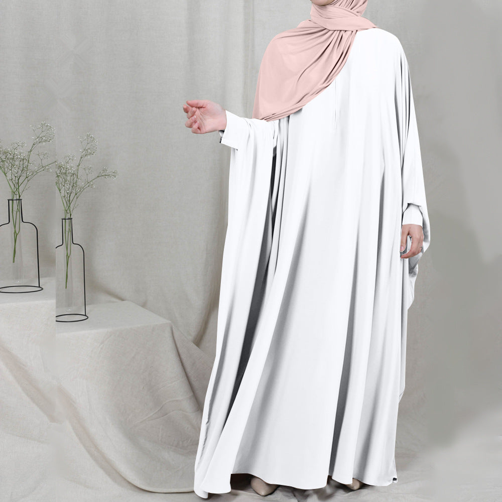 Elegant Hooded Jilbab-Style Gown – Full Cover & Grace