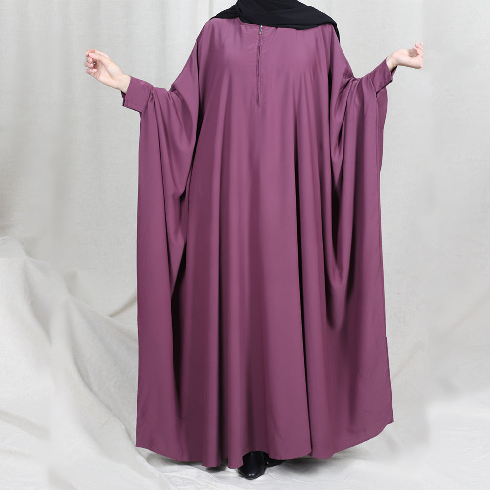 Elegant Hooded Jilbab-Style Gown – Full Cover & Grace