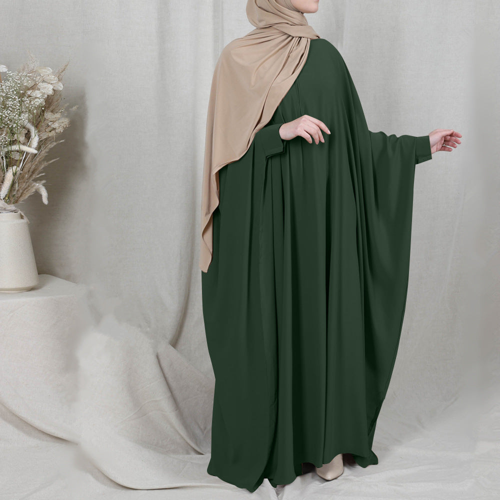 Elegant Hooded Jilbab-Style Gown – Full Cover & Grace