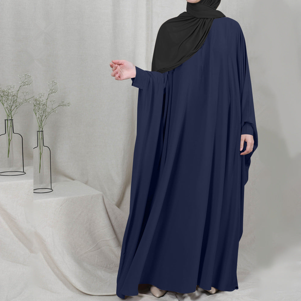 Elegant Hooded Jilbab-Style Gown – Full Cover & Grace