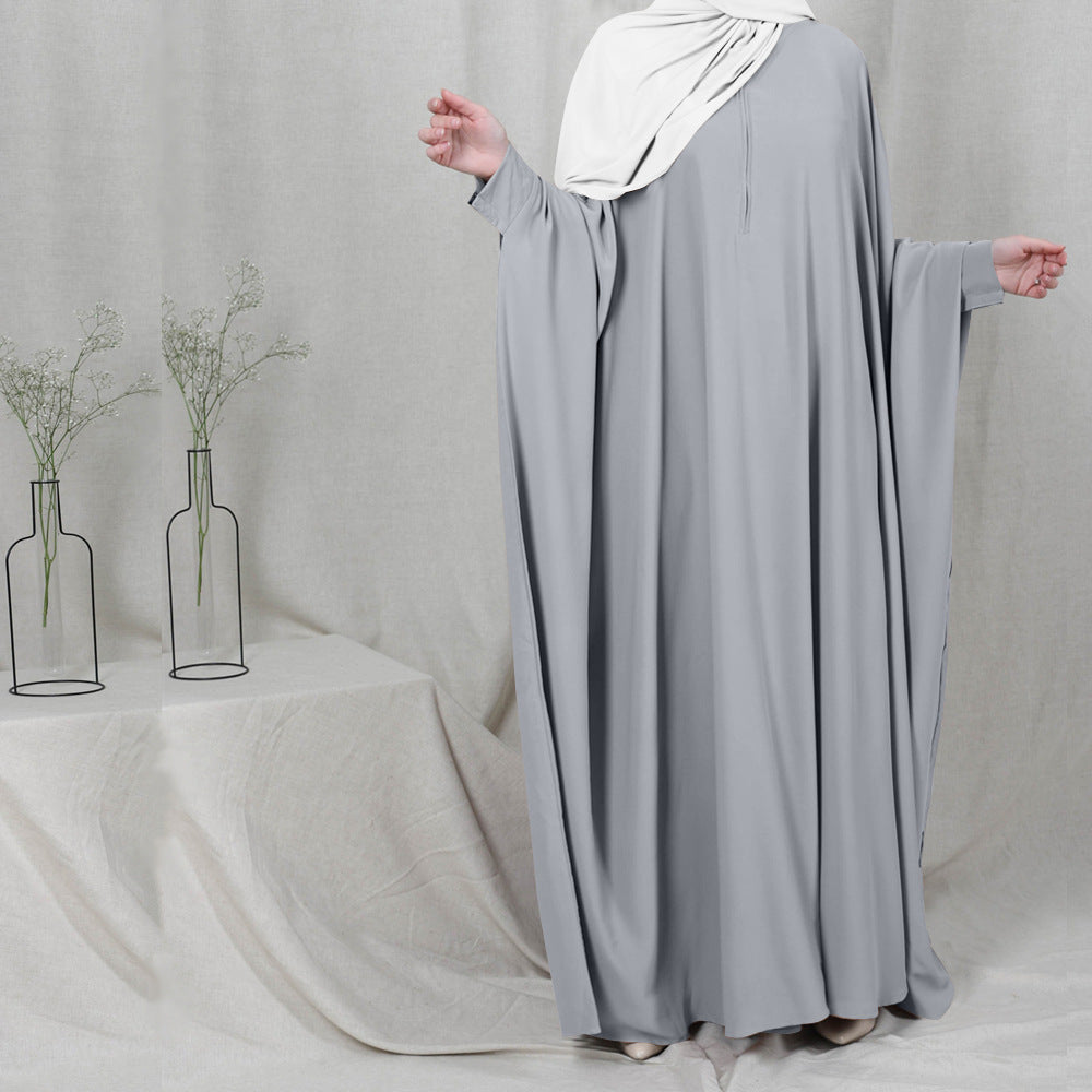 Elegant Hooded Jilbab-Style Gown – Full Cover & Grace