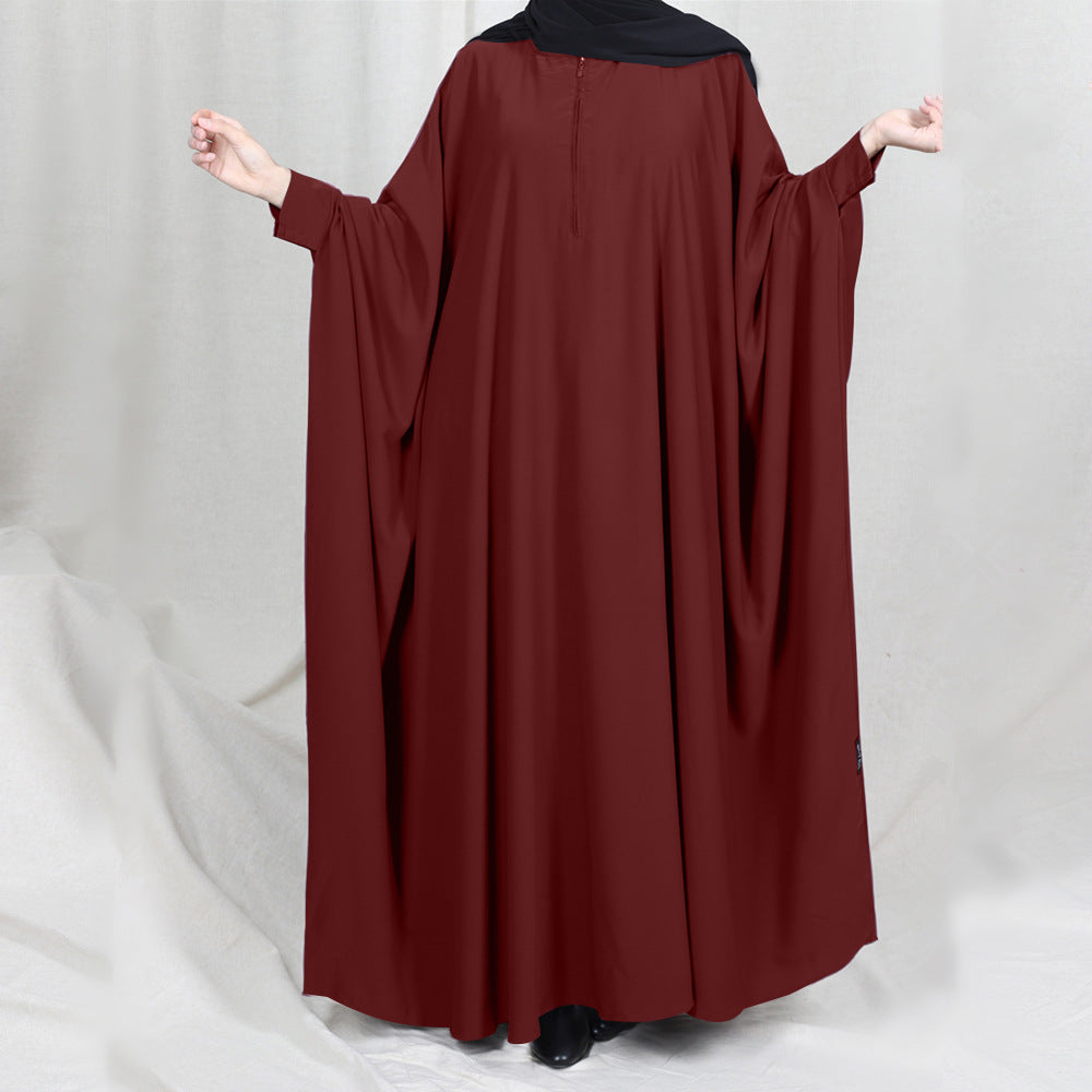 Elegant Hooded Jilbab-Style Gown – Full Cover & Grace