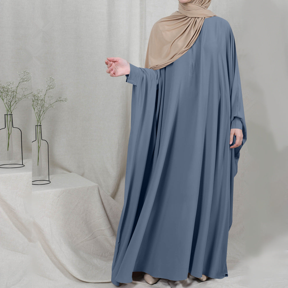 Elegant Hooded Jilbab-Style Gown – Full Cover & Grace