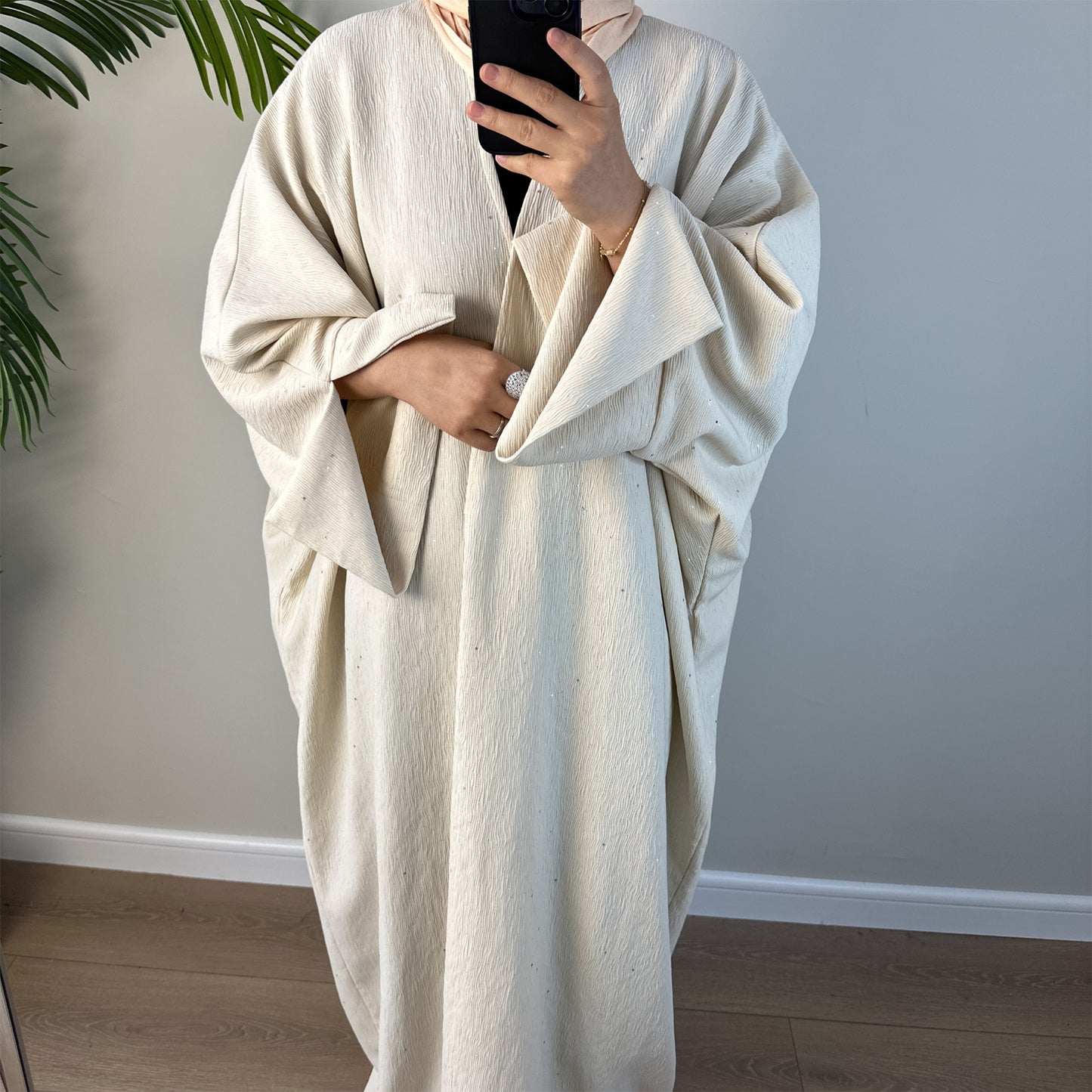 Elegant Thickened Cardigan Coat – Autumn/Winter Modest Style