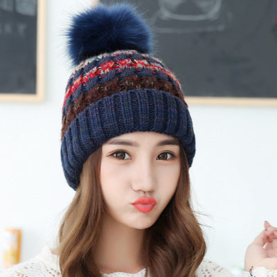 Women’s Warm Winter Cap – Cozy Solid Colour Headwear