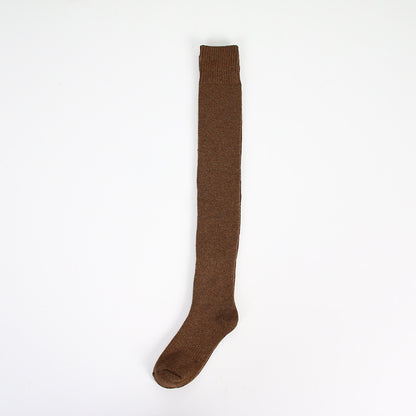 Over-the-Knee Thick Terry Socks – Cozy Winter Essentials