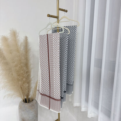 Printed Chiffon Turkish Turban Headscarf – Elegant Wrap