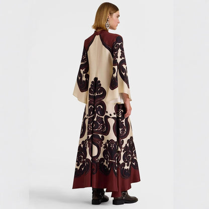 Flowing Ethnic Muslim Dress – Embroidered & Modest Chic