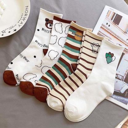 Cute Long Sweat-Absorbent Socks – Everyday Cozy Essential