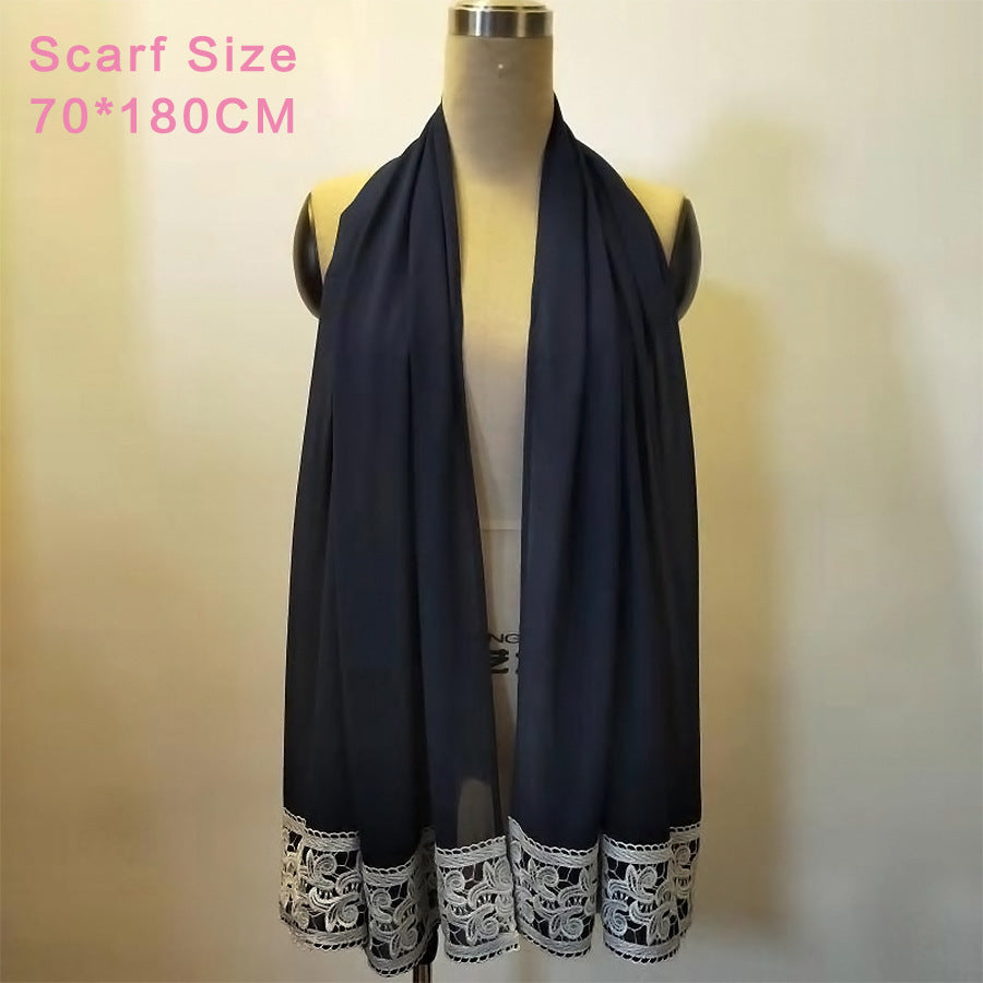 Premium Solid Hijab Scarf – Soft Luxe Finish