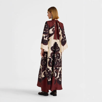 Flowing Ethnic Muslim Dress – Embroidered & Modest Chic