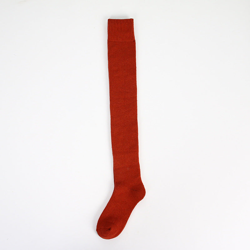 Over-the-Knee Thick Terry Socks – Cozy Winter Essentials