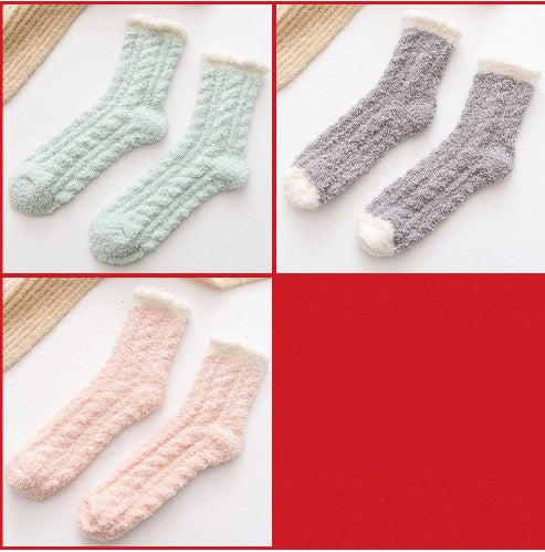 Women’s Fluffy Thermal Socks – Cozy Winter Warmth