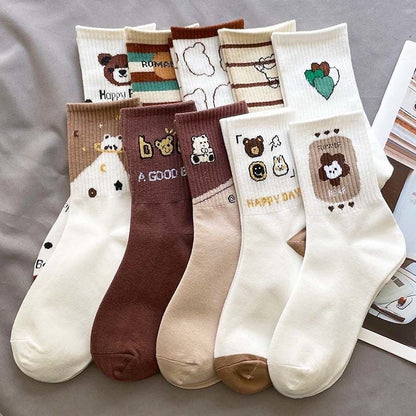 Cute Long Sweat-Absorbent Socks – Everyday Cozy Essential