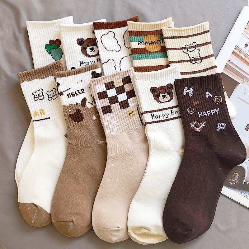 Cute Long Sweat-Absorbent Socks – Everyday Cozy Essential