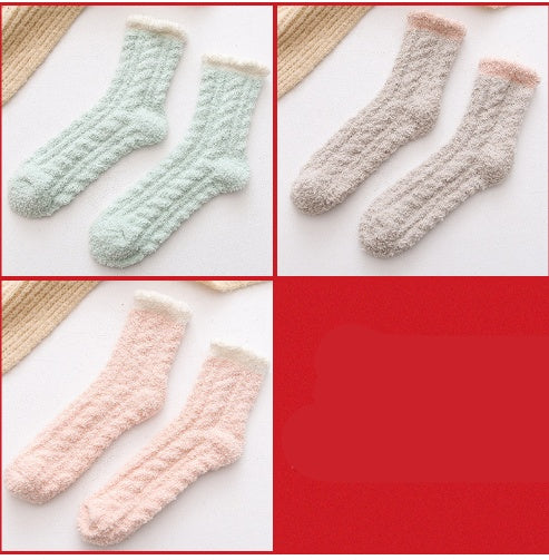 Women’s Fluffy Thermal Socks – Cozy Winter Warmth