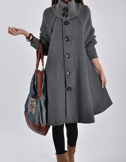 Women’s Fashion Mid-Length Trench Coat – Elegant Layer