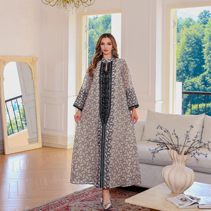 Elegant Modest Robe Dress – Middle-East Coverage & Style