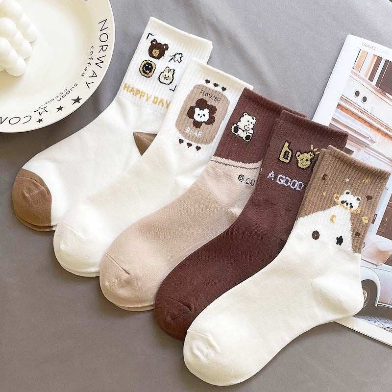 Cute Long Sweat-Absorbent Socks – Everyday Cozy Essential