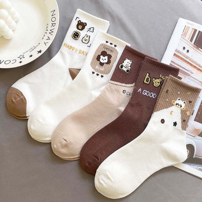 Cute Long Sweat-Absorbent Socks – Everyday Cozy Essential
