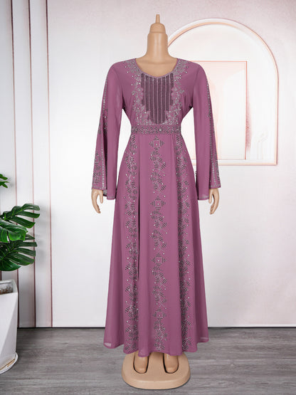 Modest Heavy-Industry Style Dress – Elegant Coverage, Unique Design