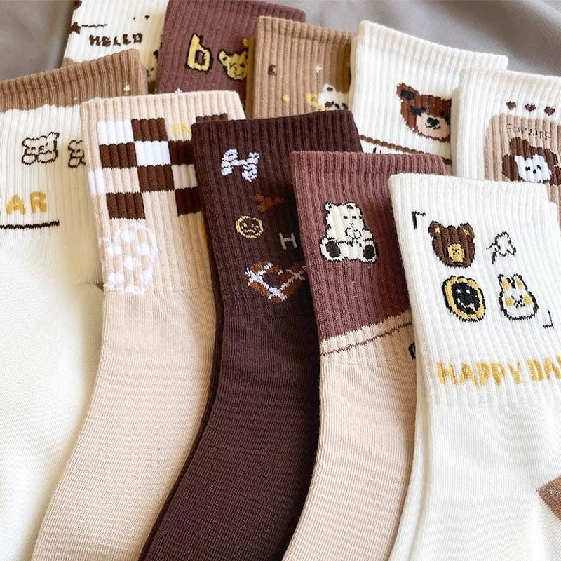 Cute Long Sweat-Absorbent Socks – Everyday Cozy Essential