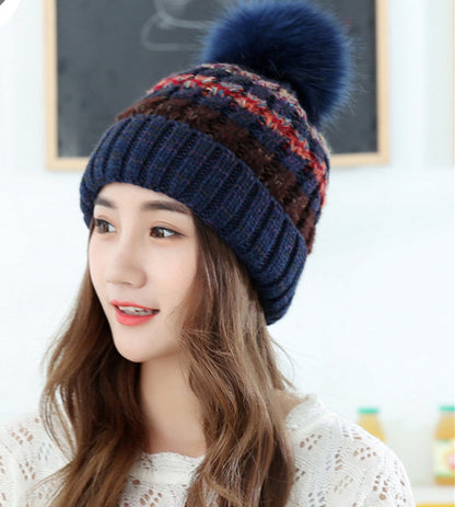 Women’s Warm Winter Cap – Cozy Solid Colour Headwear