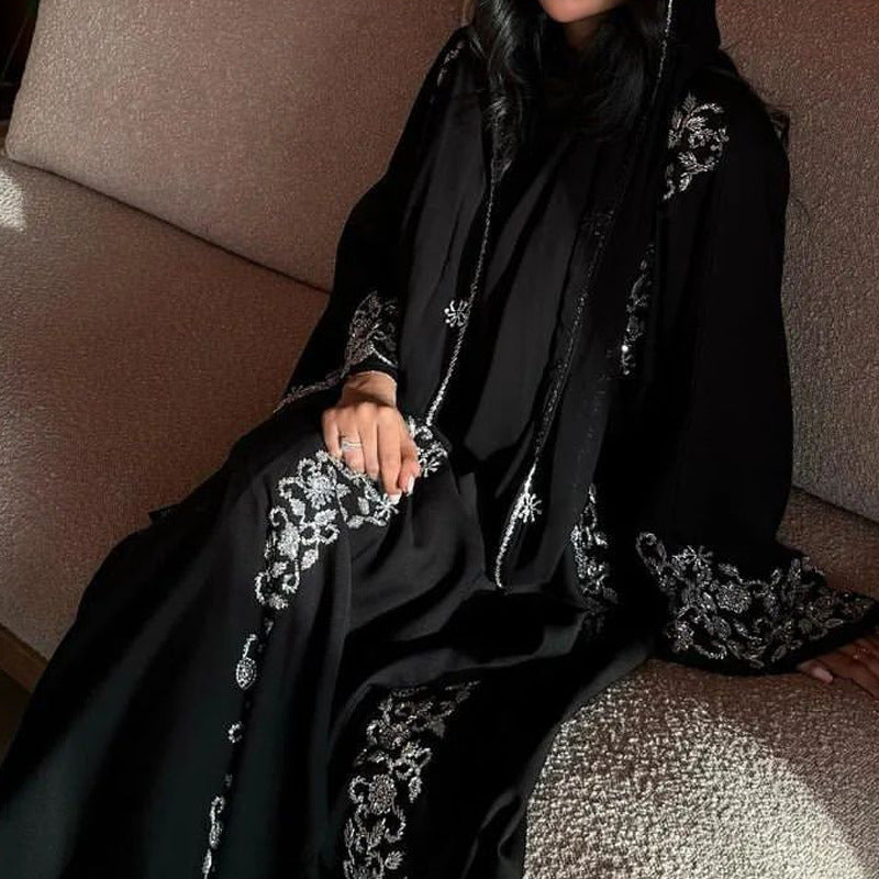 Chic Muslim Long Sleeve Dress – Graceful Everyday Elegance