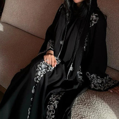 Chic Muslim Long Sleeve Dress – Graceful Everyday Elegance