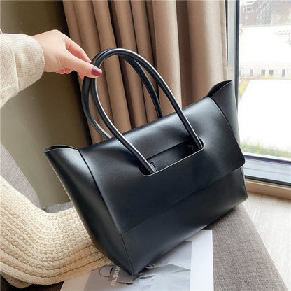 Retro Chic Large-Capacity Tote — Your Everyday Stylish Shoulder Bag