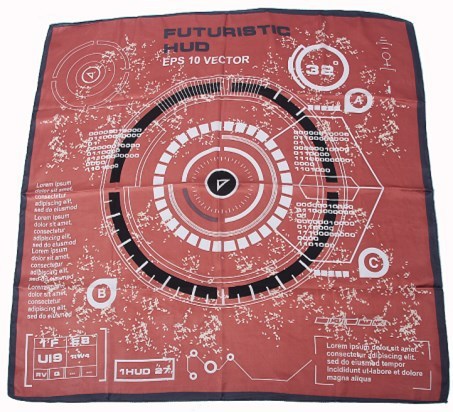 Luxury Printed Silk Hijab Scarf – Elegant & Versatile