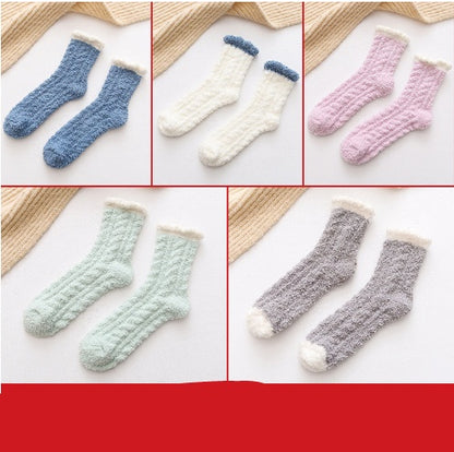 Women’s Fluffy Thermal Socks – Cozy Winter Warmth