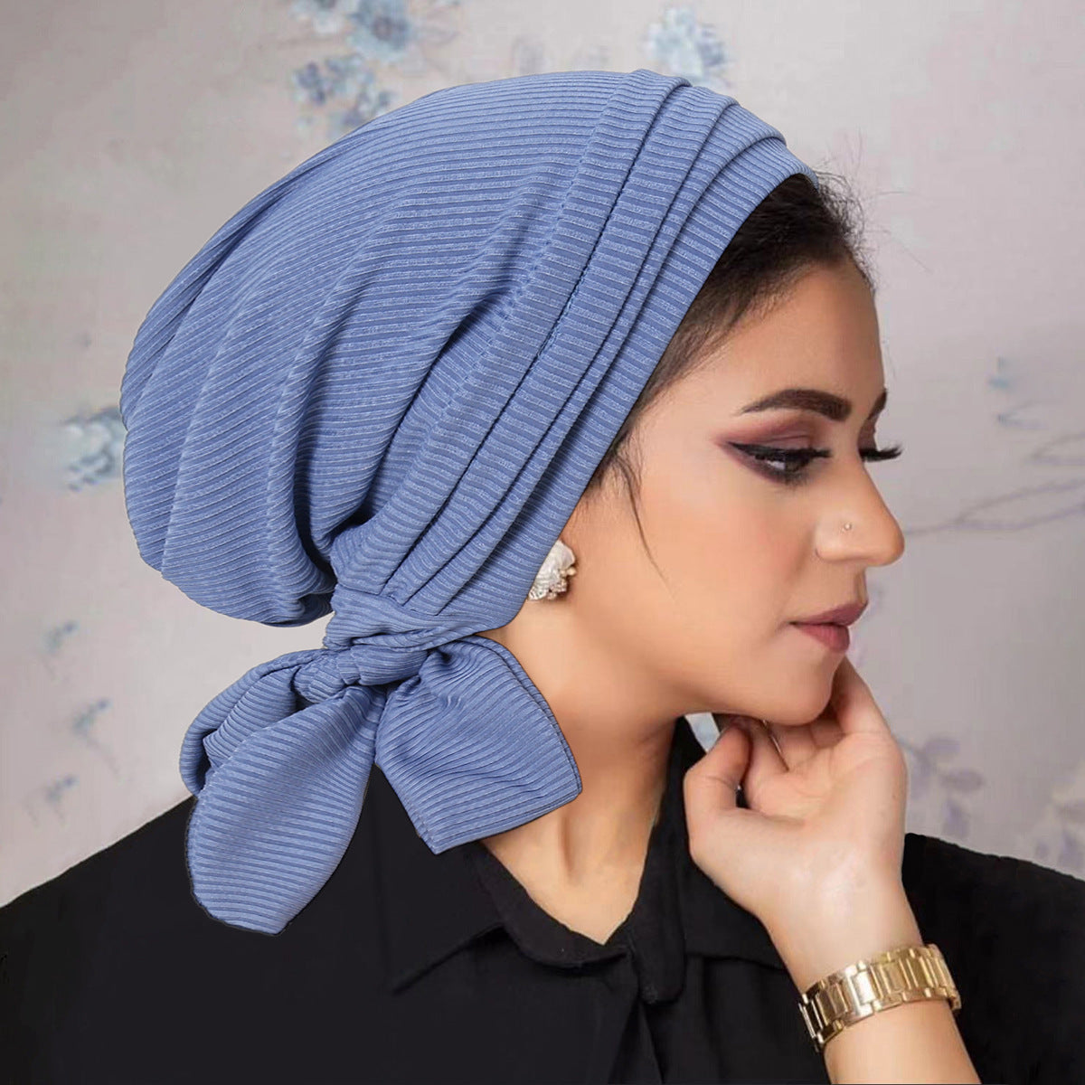 Solid Colour Thread Long-Tail Tam Hat – Modest Headwear