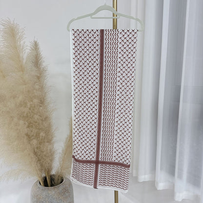 Printed Chiffon Turkish Turban Headscarf – Elegant Wrap