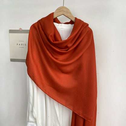 Monochrome Long Scarf – Warm Casual Shawl Wrap