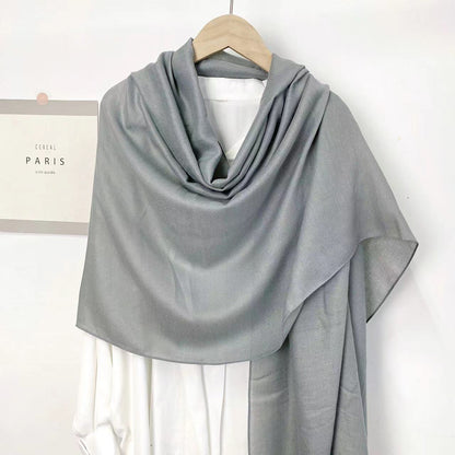 Monochrome Long Scarf – Warm Casual Shawl Wrap