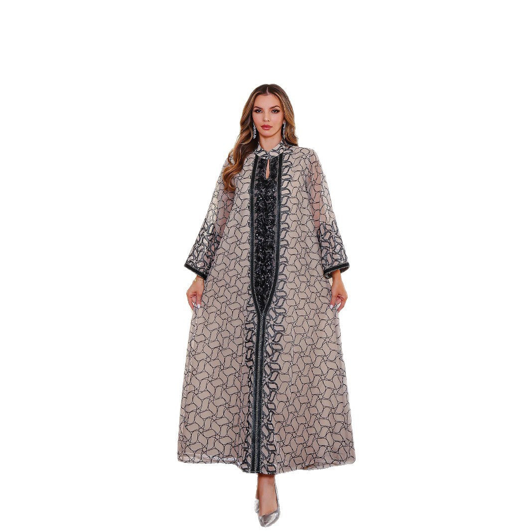Elegant Modest Robe Dress – Middle-East Coverage & Style