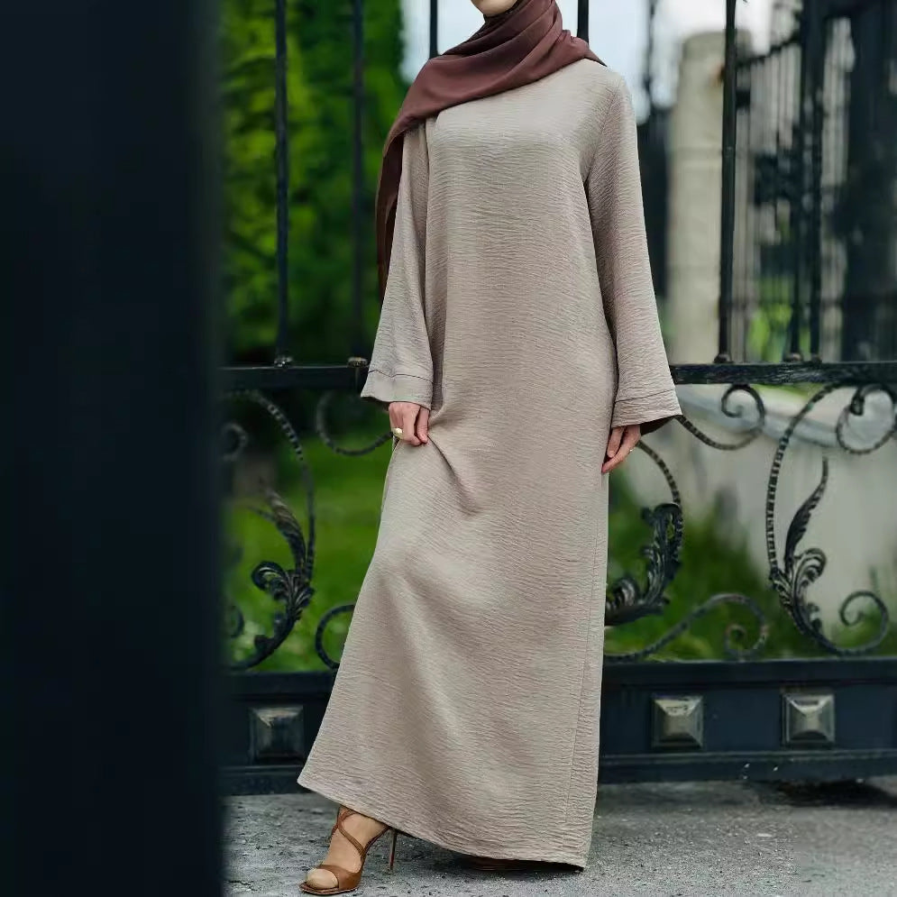 Warm Fall-Winter Modest Dress – Dubai/Turkey Style Elegance