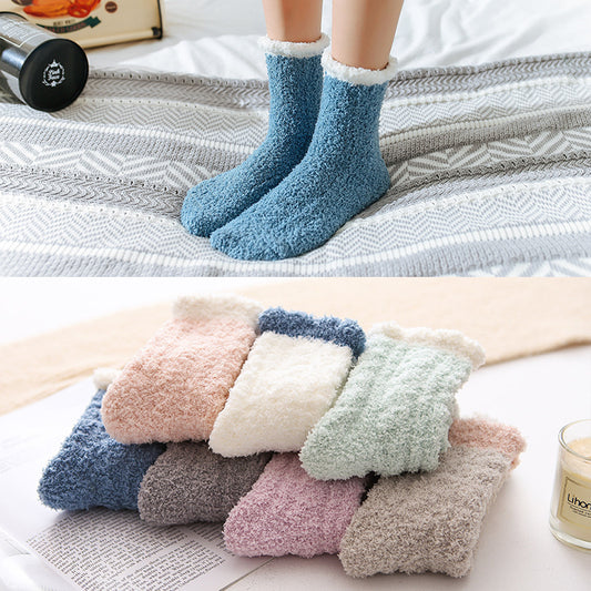 Women’s Fluffy Thermal Socks – Cozy Winter Warmth