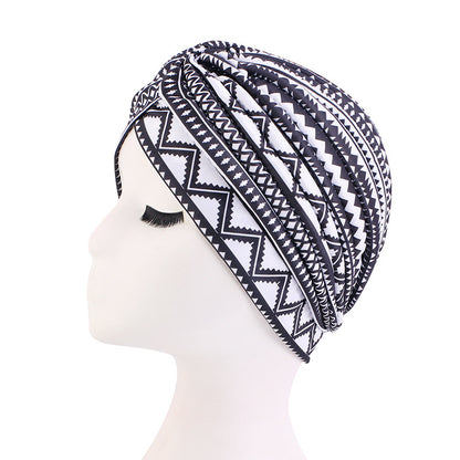 Cross-Front Hijab Turban Hat – Chic Modest Wrap